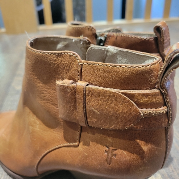 Frye Brown Leather Ankle Boots - Picture 7 of 16